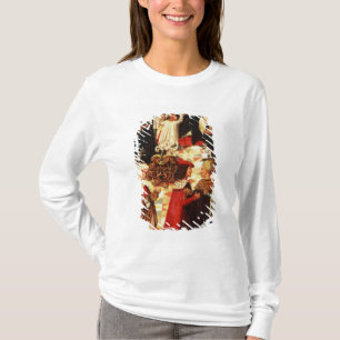 Camiseta Tomás de Aquino que está sendo recebido no O