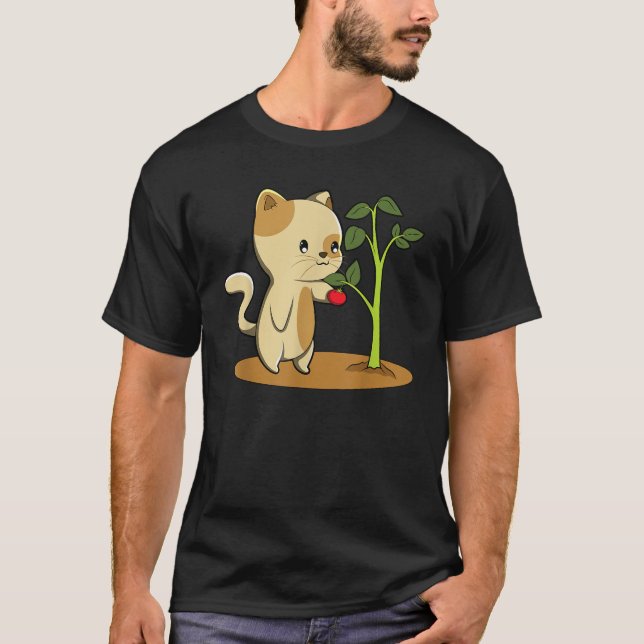 Camiseta Tomate de gato  (Frente)