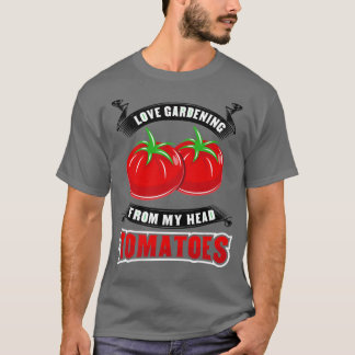 Camiseta Tomate de jardinagem Tomatohead