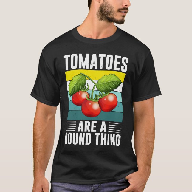 Camiseta Tomate É Uma Coisa Redonda Eu Tomato (Frente)