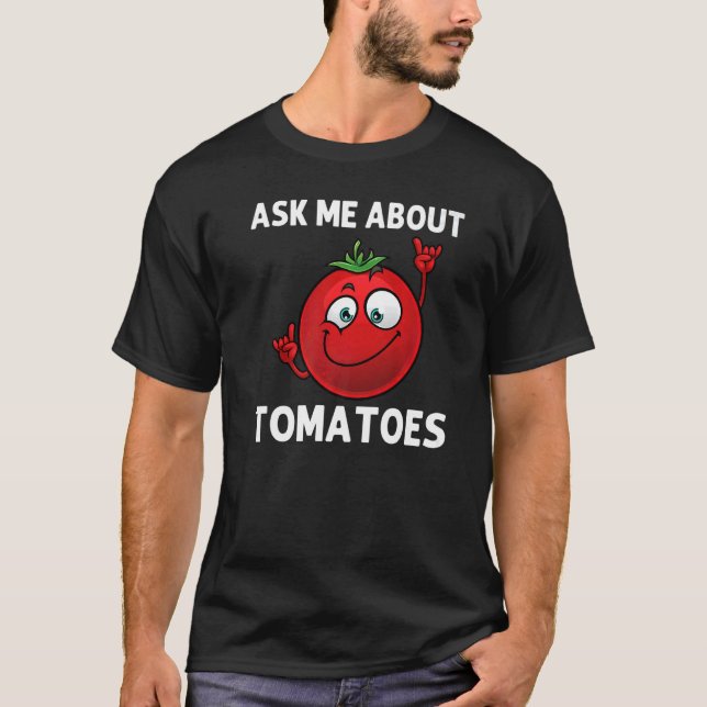 Camiseta Tomate legal Para Mulheres Jardinando Vegan (Frente)