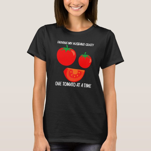 Camiseta Tomate legal Para Mulheres Mãe Comida Saudável De  (Frente)