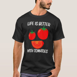 Camiseta Tomate legal Para Mulheres Saudáveis Comida De Ber