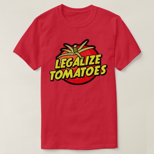 Camiseta Tomate Legalizado (Frente do Design)