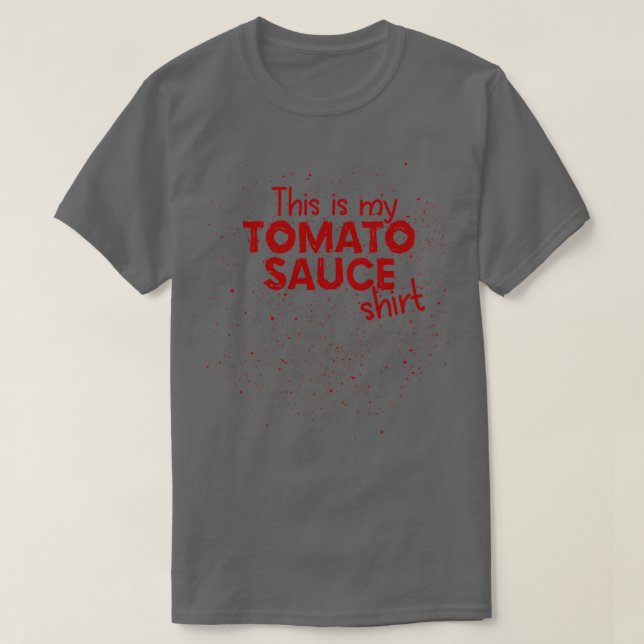 Camiseta Tomate Molho De Tomate É Engraçado (Frente do Design)