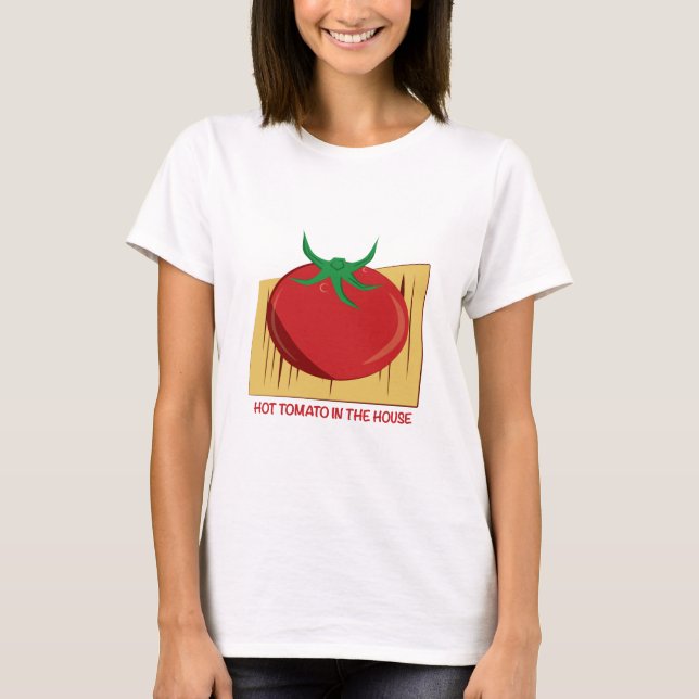 Camiseta Tomate quente (Frente)