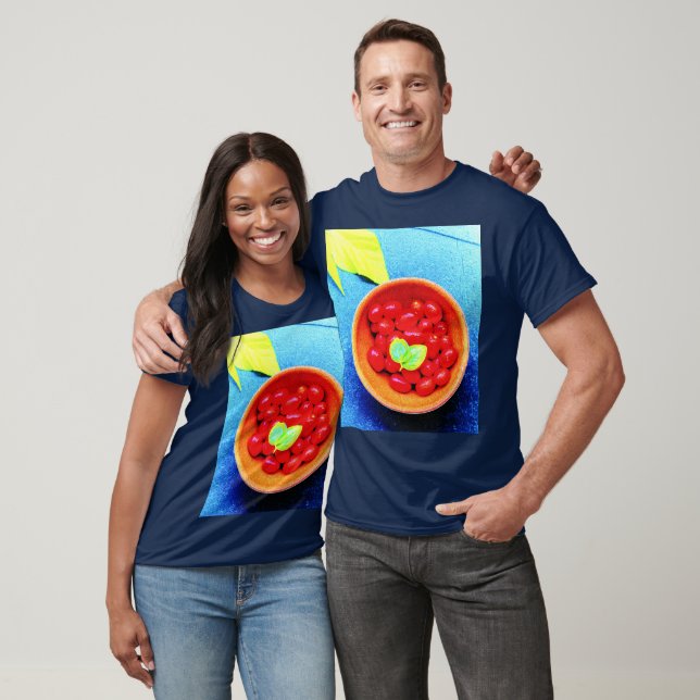 Camiseta "Tomates Ball" Foto Cuta. Compre agora (Unissex)