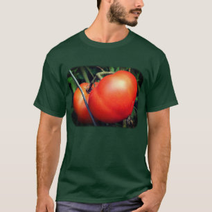 Camiseta Tomates De Ripa Vermelha Natureza Dos Gardenes