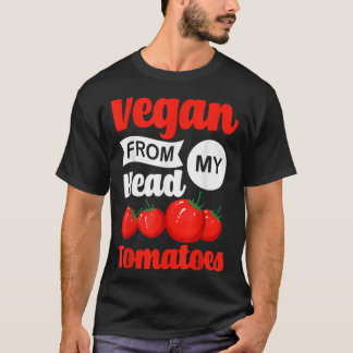 Camiseta Tomates Hortícolas Vegans Jardins Vegetarianos