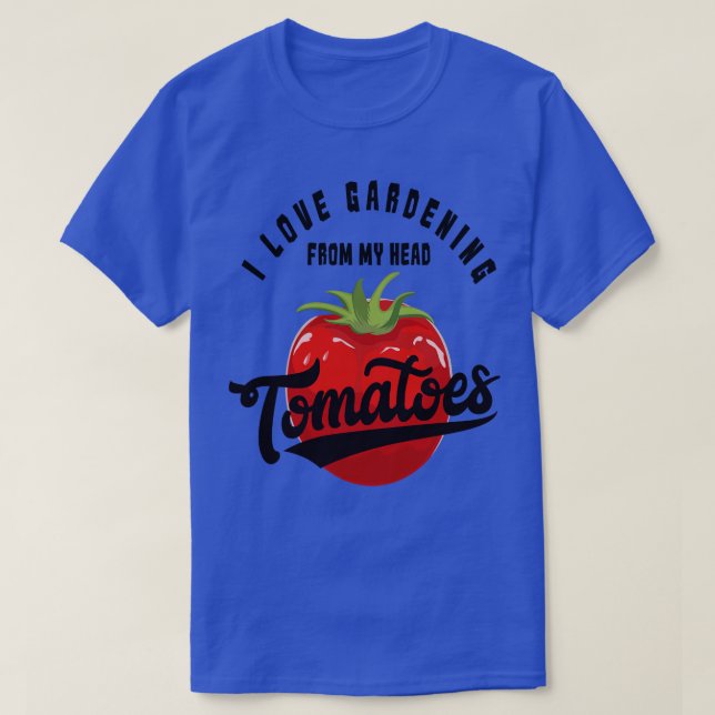 Camiseta Tomates para jardinagem 2 (Frente do Design)