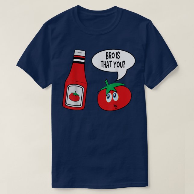 Camiseta Tomates Vegetable Vegans Gardeners Bro É Que Yo (Frente do Design)
