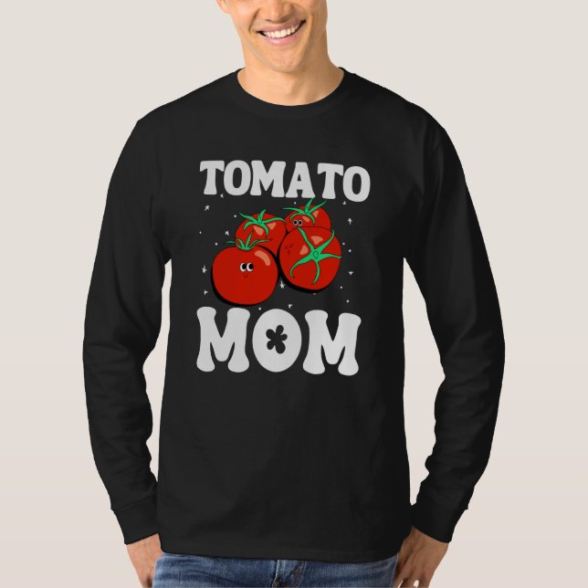 Camiseta Tomato Mom Fruit Vegetable Mothers' Day Gardener   (Frente)