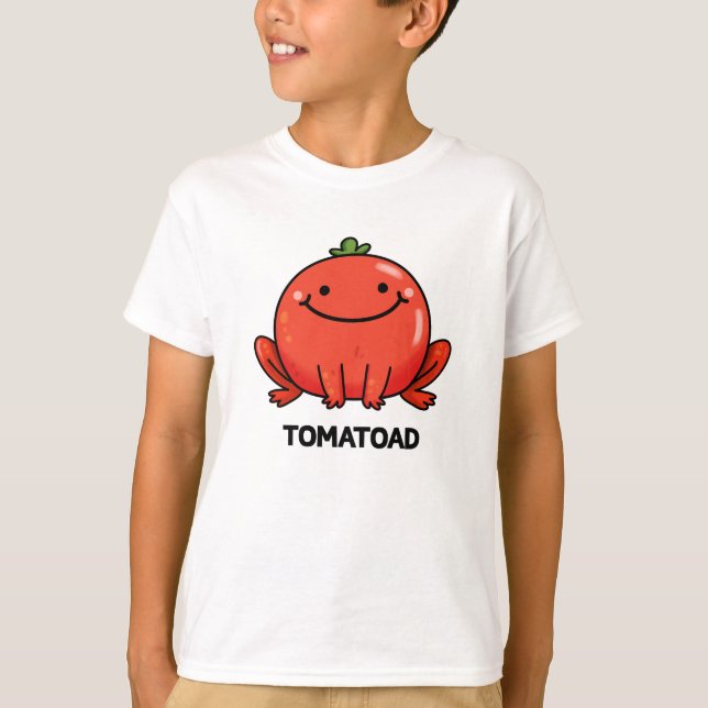 Camiseta Tomatoad Engraçado Tomate Toad Pun (Frente)