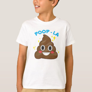 Camiseta Tombadilho - t-shirt feliz de Poo Emoji do La