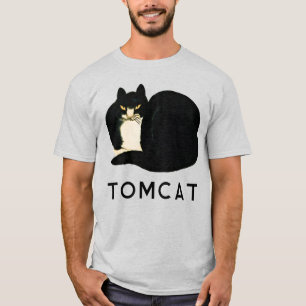 Camiseta Tomcat Chinês Qing Dinastia Black Manchu Cat