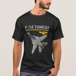 Camiseta Tomcat F 14 em ação Aviação Naval na sua versão