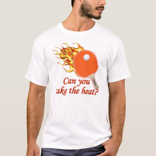 Camiseta Tome ao calor sibilo flamejante Pong