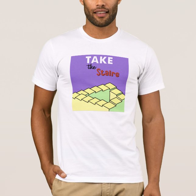 Camiseta Tome as escadas (os homens) (Frente)