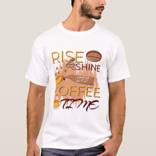 Camiseta Tome Café, Hora de Brilhar Tipografia