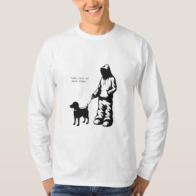 Camiseta Tome cuidado um com o outro (Frente)