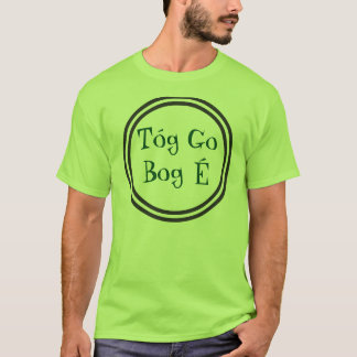 Camiseta Tome-lhe o t-shirt irlandês fácil