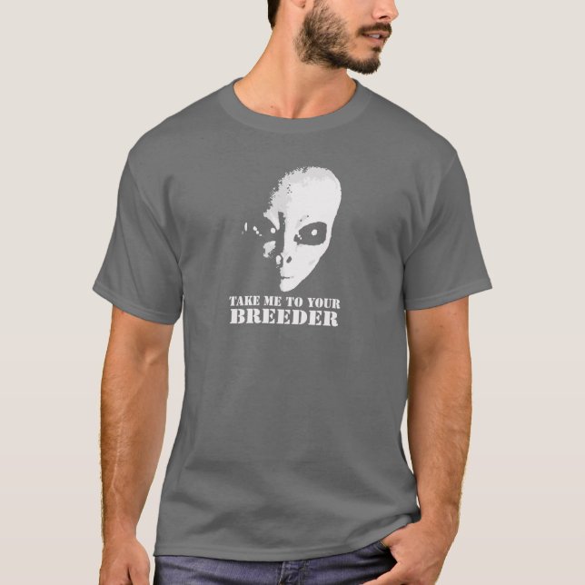 Camiseta Tome-me a seu roupa da obscuridade do criador (Frente)