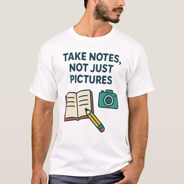 Camiseta Tome Notas Não Apenas Design de Imagens (Frente)