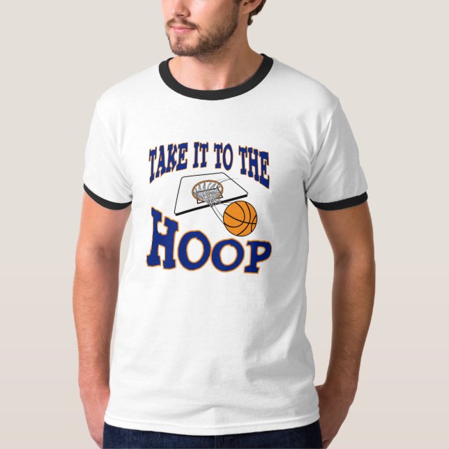 Camiseta Tome-o à aro - basquetebol (Frente)