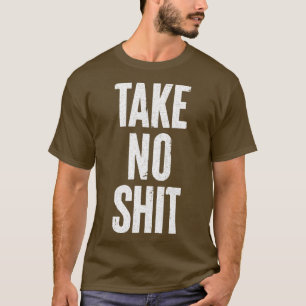Camiseta Tome o Design de Tipografia de Estilo sem Estilo E