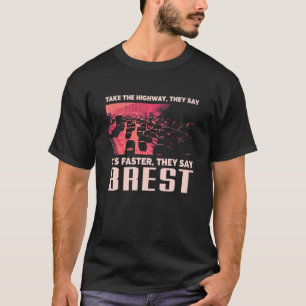 Camiseta Tome O Humor De Besta Rodoviária Em França