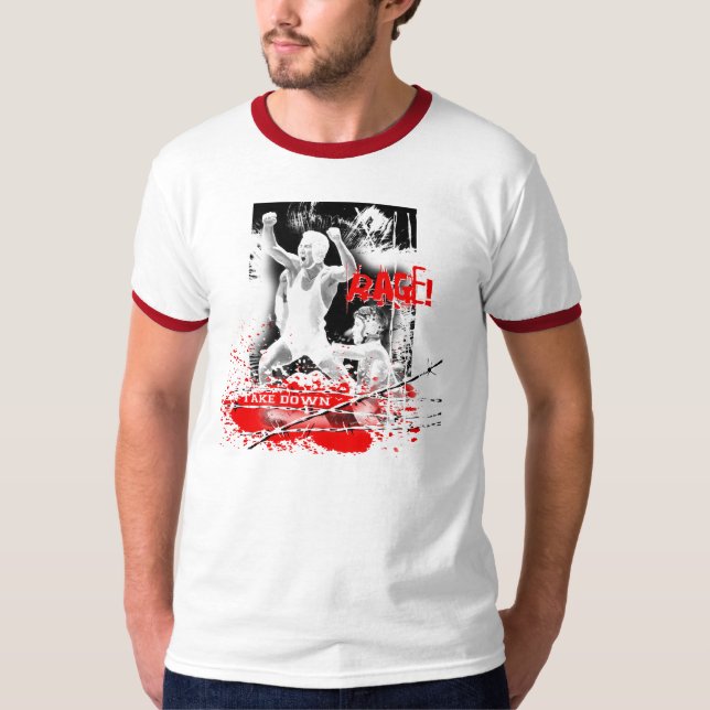 Camiseta tome para baixo a RAIVA (Frente)