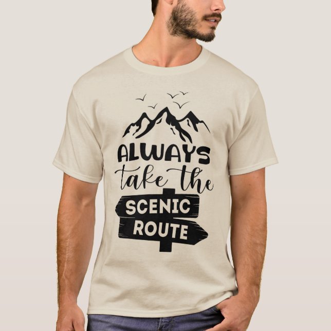 Camiseta Tome Sempre A Rota Cênnica (Frente)