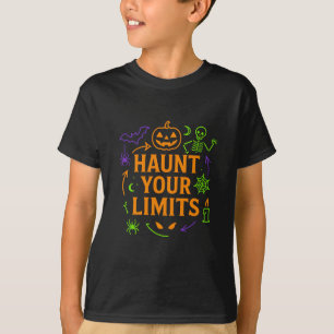 Camiseta Tome Seus Limites De Neon Halloween