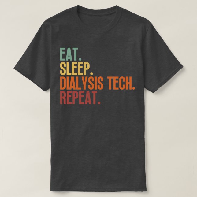 Camiseta Tome Sleep Dialisando Tech Repetir 7 (Frente do Design)