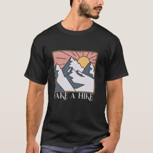 Camiseta Tome Um Ritmo De Raio De Sol Da Natureza Hiker Vin