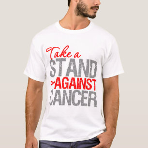 Camiseta Tome um suporte contra o cancer - cancer oral