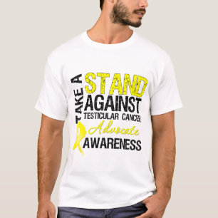 Camiseta Tome um suporte contra o cancer Testicular