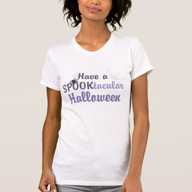 Camiseta Tome um T-Shirt do Halloween SPOOKtacular (Frente)