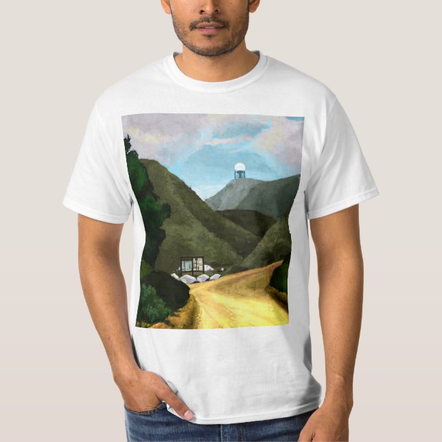 Camiseta Tome uma caminhada. O valor dos homens (Frente)