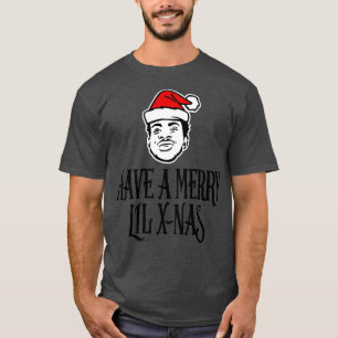 Camiseta Tome uma feliz Lil XNas XMas XMas Hip Hop pun R