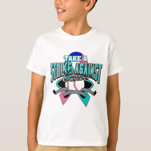 Camiseta Tome uma greve contra o cancer de tiróide