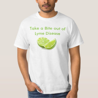 Camiseta Tome uma mordida fora do t-shirt de Lyme