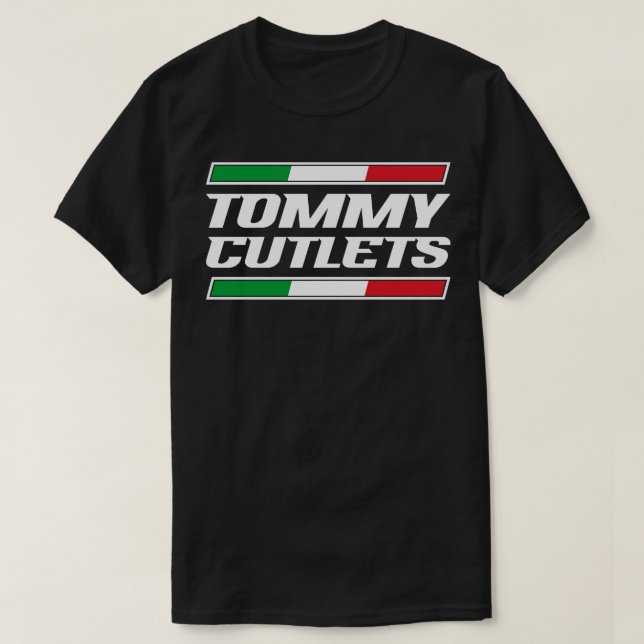 Camiseta Tommy DeVito Conhecido Como Tommy Cutlets v14 (Frente do Design)