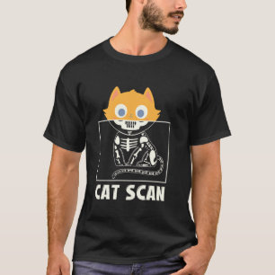 Camiseta Tomografia de Gato Raio-X de Gato Radiologia de Ga