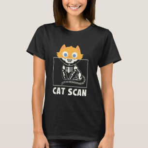 Camiseta Tomografia de Gato Raio-X de Gato Radiologia de Ga