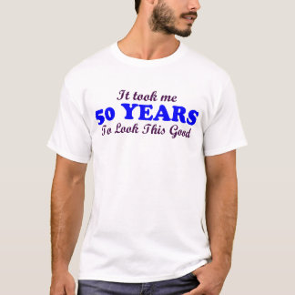 CAMISETA TOMOU-ME 50 ANOS PARA OLHAR ESTE BOM