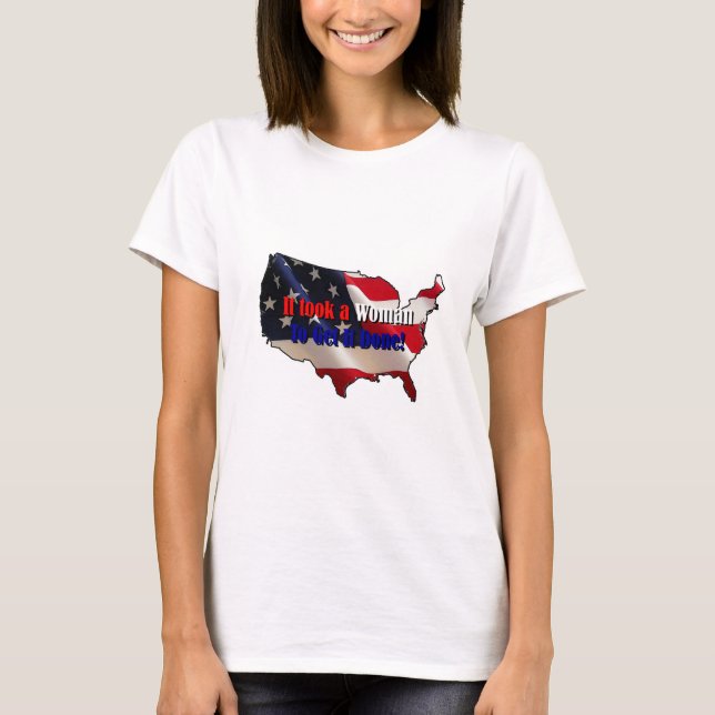 Camiseta Tomou uma mulher (Frente)