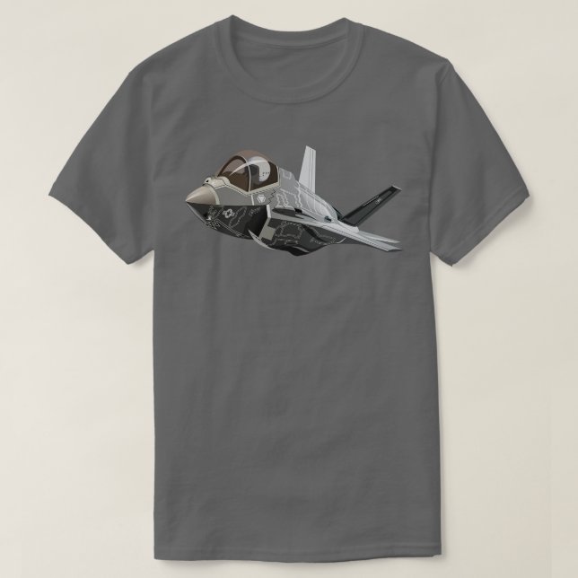 Camiseta Ton Militar Rout Jet Fighter Plane (Frente do Design)