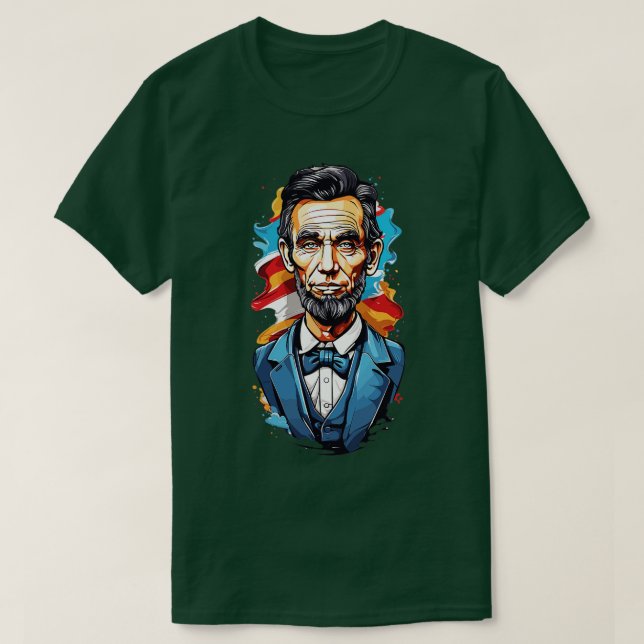 Camiseta Ton Style Abraham Lincoln (Frente do Design)