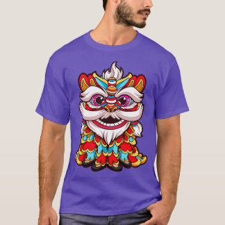 Camiseta Tonelada de Leão Chinês t ; Leão Chinês t ;
